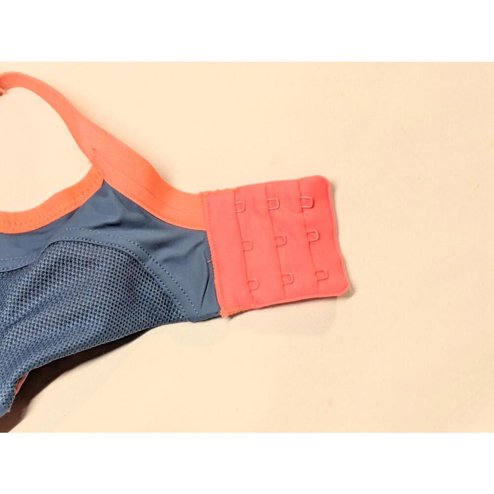 EUC Panache 28E Non Wired Sports Bra Blue 7341 - Picture 5 of 7